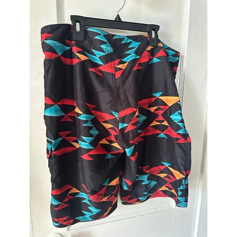 Men’s size Medium Colorful Abstract Swim Trunks